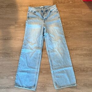 Women’s BP Wide Leg Light Wash Jeans